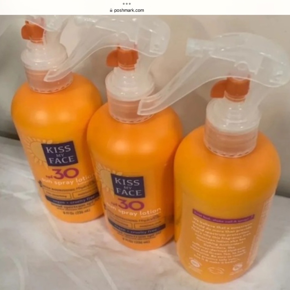 COPY - Kiss My Face Sun Spray Lotion SPF30 x 3 Bottle’s